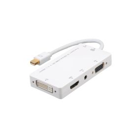 Alfais 4474 Mini Displayport To Hdmi Dvi Vga 3.5 mm Kulaklık Çıkışı Thunderbolt Çevirici Adaptör