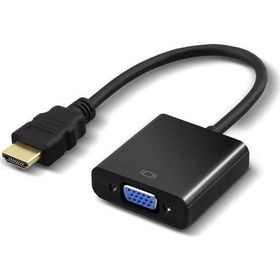 Alfais 4487 Hdmı To Vga Siyah Dönüştürücü Kablosu