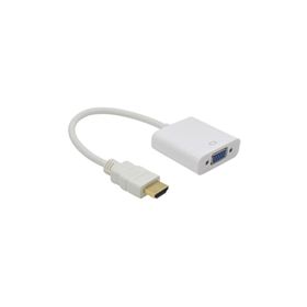 Alfais 4487 Hdmı To Vga Siyah Dönüştürücü Kablosu