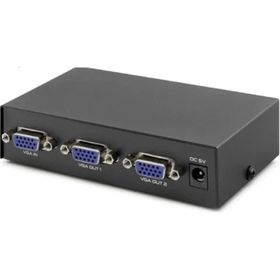 Alfais 4512 2 Port 200 MHz Çoklu Ekran Çoklayıcı VGA Splitter Switch