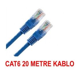 Alfais 4518 20 m Cat6 Ethernet Patch İnternet Modem Kablosu
