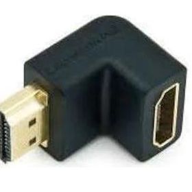 Alfais 4519 HDMI L Dirsek 90 Derece Uzatma Adaptörü