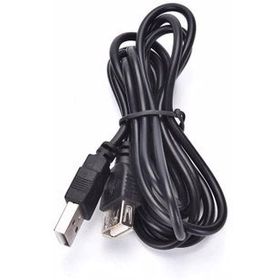 Alfais 4531 Siyah 3 Metre Usb Dişi Erkek Uzatma Kablosu