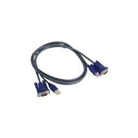 Alfais 4535 USB KVM Switch VGA Yazıcı Kablosu