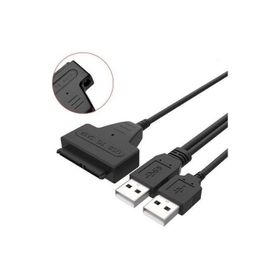 Alfais 4543 USB 2.0 2.5 3.5 inç Sata SSD HDD Hard Disk DC Güç Çevirici Dönüştürücü Adaptör Kablosu