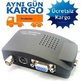 Alfais 4550 BNC to VGA Monitör Çevirici Dönüştürücü Adaptör