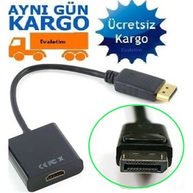 Alfais 4556 Displayport To HDMI Çevirici Dönüştürücü Adaptör Kablosu