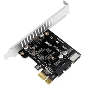Alfais 4614 VL805 PCi-E Express to Type-E USB 3.0 19 Pin Anakart Ön Panel Kartı