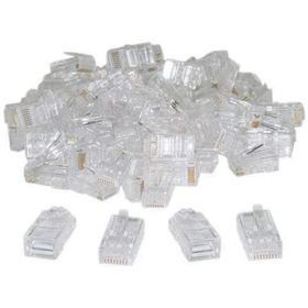 Alfais 4615 Cat6 RJ45 Jack Konnektör Jakı 100 Adet Ethernet Kablo Ucu