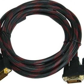 Alfais 4632 DVI to DVI 3 mt Siyah Görüntü Monitör Kablosu