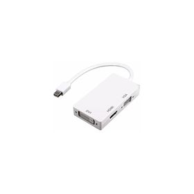 Alfais 4639 Thunderbolt Display Mini Displayport HDMI VGA DVI Port Kablo Çevirici Dönüştürücü Adaptör