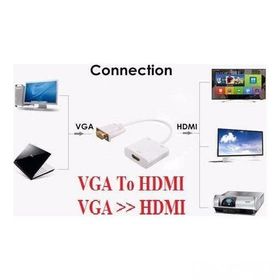 Alfais 4674 Vga To HDMI Çevirici Dönüştürücü Adaptör Kablosu