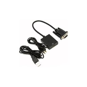 Alfais 4674 Vga To HDMI Çevirici Dönüştürücü Adaptör Kablosu