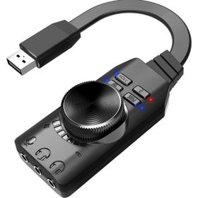Alfais 4677 Plextone Gs3 Pubg Lol Mikrofon Destekli Usb Harici Ses Kartı 7.1 Dönüştürücü