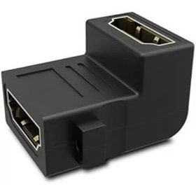 Alfais 4682 HDMI Dirsek Adaptörü Dişi-Dişi L Çevirici 90 Derece Dönüştürücü