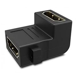 Alfais 4682 HDMI Dirsek Adaptörü Dişi-Dişi L Çevirici 90 Derece Dönüştürücü