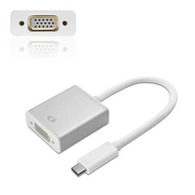 Alfais 4694 USB 3.1 Type-C to VGA Macbook Adaptör Çevirici Dönüştürücü