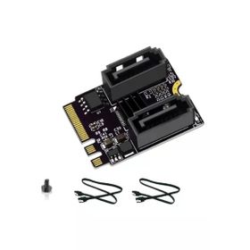 Alfais 4724 M.2 Key A+E to SATA 3.0 Expansion WiFi Port Çevirici Çoklayıcı Adaptör