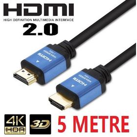 Alfais 4763 HDMI 2.0 LCD 5 mt 4K Görüntü Kablosu