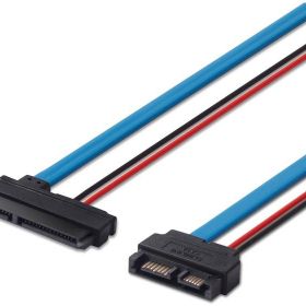 Alfais 4791 Slim Sata 7+6 To 7+15 Pin Sata DVD Çevirici Dönüştürücü Adaptör Kablosu