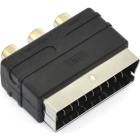 Alfais 4814 Scart To Rca Skart Tos Av Çevirici Dönüştürücü Adaptör