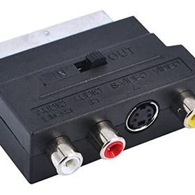 Alfais 4815 Scart To Rca Skart Tos Av Svideo Çevirici Dönüştürücü Adaptör