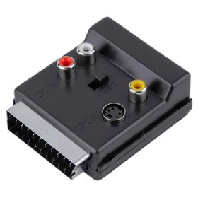 Alfais 4816 Scart To RCA Tos Av Skart Çevirici Dönüştürücü S-Video Adaptör