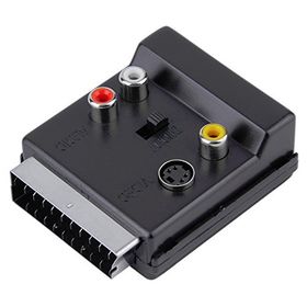 Alfais 4816 Scart To RCA Tos Av Skart Çevirici Dönüştürücü S-Video Adaptör