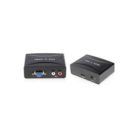 Alfais 4840 VGA To HDMI Ses Çıkış Destekli Çevirici Dönüştürücü Adaptör