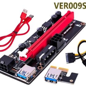 Alfais 4842 PCI-E Express 1X To 16X USB 3.0 009S Riser Yükseltici Uzatma Kartı 008s
