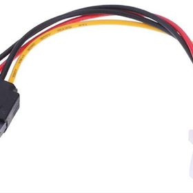Alfais 4843 20 cm Sata Kasa HDD Dişi Erkek 4 Pin Power Molex Güç Kablosu