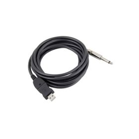 Alfais 4844 6.3 mm Jack to Çevirici Usb Gitar Adaptör Kablosu
