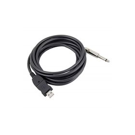 Alfais 4844 6.3 mm Jack to Çevirici Usb Gitar Adaptör Kablosu