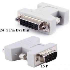 Alfais 4869 VGA DVI 24+5 Çevirici Dönüştürücü Adaptör