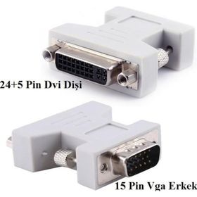 Alfais 4869 VGA DVI 24+5 Çevirici Dönüştürücü Adaptör