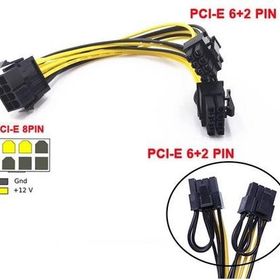 Alfais 4880 Pci-E 8 Pin Ekran Kartı Express Power Güç Çoklayıcı Y Kablosu