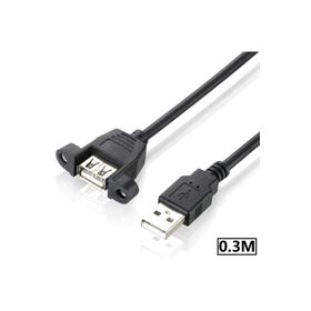 Alfais 4884 30 cm USB Uzatma Kablosu