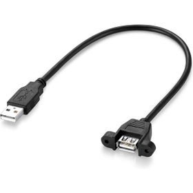 Alfais 4885 0.5 mt 50 cm Dişi Erkek Panel Tipi Data USB Uzatma Kablosu