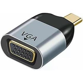 Alfais 4893 Type C To VGA Kablo Ucu Mini Çevirici Adaptör