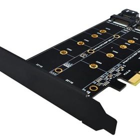 Alfais 4898 M.2 Nvme M+B Key NGFF SSD To PCI-E 3.0 X4 Sata Çevirici Dönüştürücü Adaptör Kartı