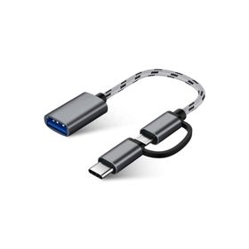 Alfais 4901 USB 3.0 OTG To Type-C Micro USB Data Şarj Çevirici Dönüştürücü Adaptör