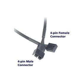 Alfais 4904 PWM 4 Pin Y Port Dişi Erkek Anakart Fan Uzatma Güç Kablosu