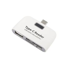 Alfais 4941 Type C USB 3.1 Kart Okuyucu Micro USB SD Card Reader Çevirici