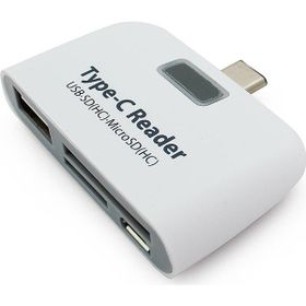 Alfais 4941 Type C USB 3.1 Kart Okuyucu Micro USB SD Card Reader Çevirici