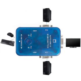 Alfais 4949 Auto Usb Kvm Switch 2 Port Otomatik Çoklayıcı