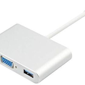 Alfais 4961 USB 3.1 Type C to Vga USB 3.0 Çevirici Dönüştürücü Adaptör Kablosu