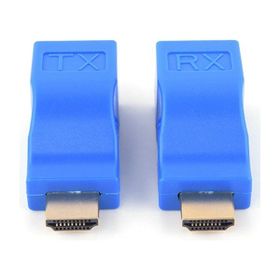 Alfais 4971 HDMI RJ45 Cat5 6 Extender Uzatıcı Uzatma Aparatı Adaptör
