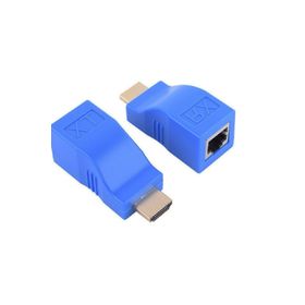 Alfais 4971 HDMI RJ45 Cat5 6 Extender Uzatıcı Uzatma Aparatı Adaptör
