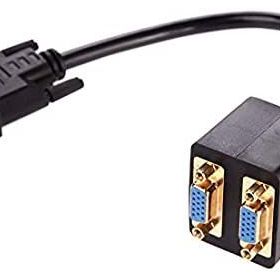 Alfais 4972 DVI to 2X VGA Çevirici Çoklayıcı Splitter Kablosu