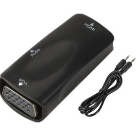 Alfais 4979 HDMI To VGA Monitör Ses Destekli Dişi-Dişi Çevirici Dönüştürücü Adaptör